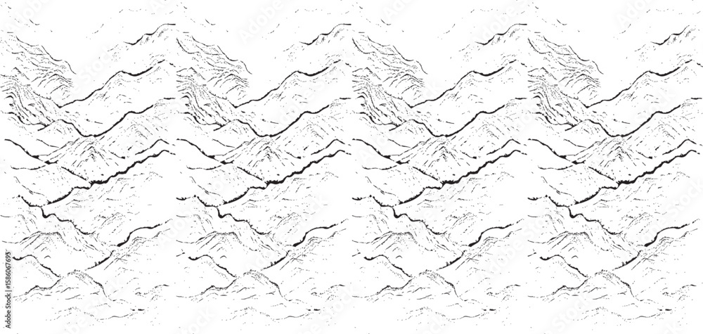 Poster monochrome texture composed of irregular graphic elements. distressed uneven grunge background. abst