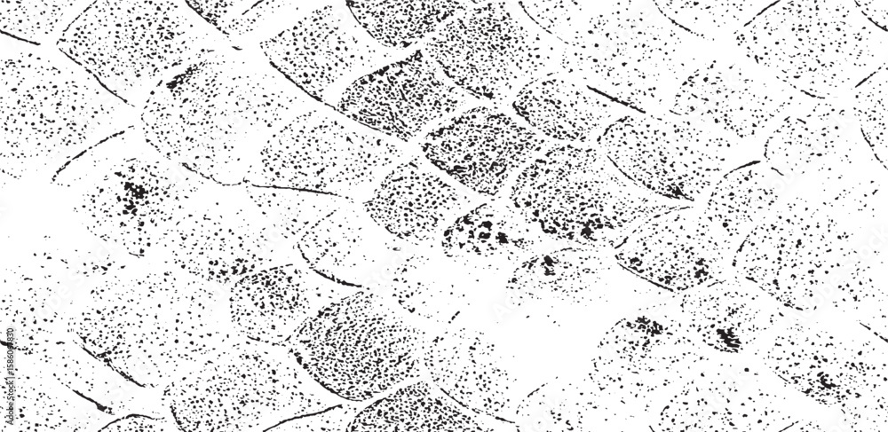 Poster monochrome texture composed of irregular graphic elements. distressed uneven grunge background. abst
