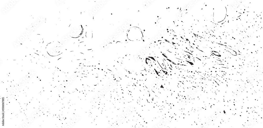 Poster monochrome texture composed of irregular graphic elements. distressed uneven grunge background. abst