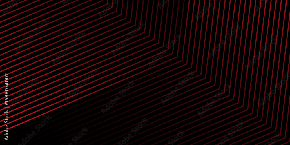 Aufkleber 3d glowing red techno abstract background overlap layer on dark space with letter x effect decoratio