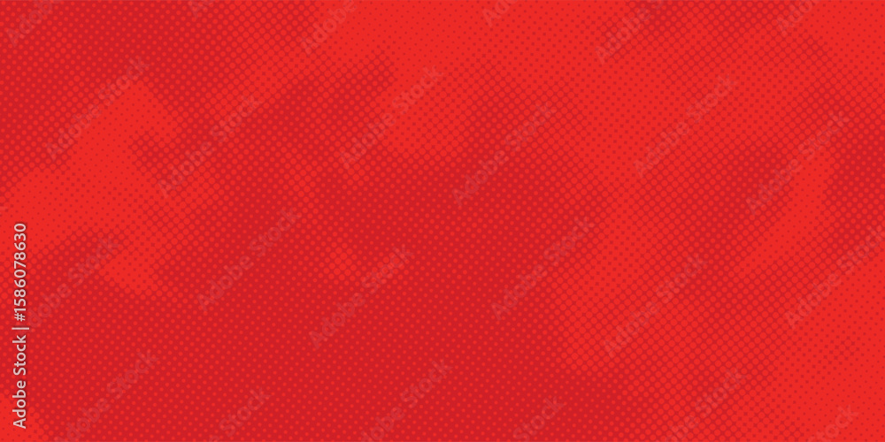 Aufkleber abstract dots halftone red color pattern gradient texture with technology digital background. pop ar