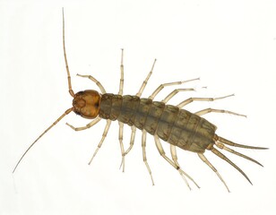 Close-up of a segmented insect