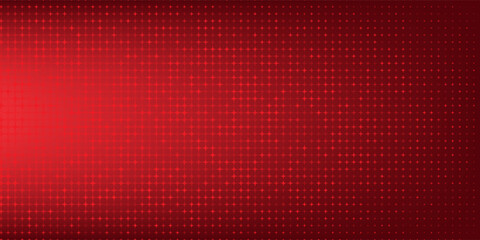 Red diagonal geometric shape with halftone. Modern fiber textured vector eps 10