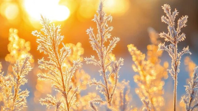 golden wheat field at sunset