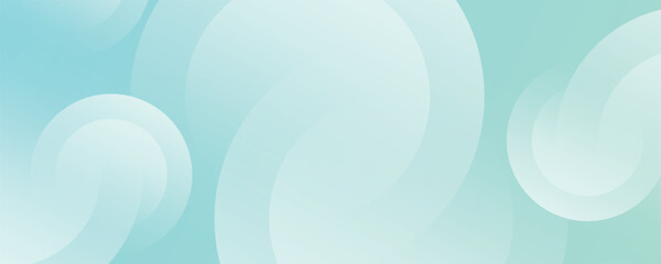 Minimalist banner background. Green and blue gradations.Circle geometric background. Simple design. Vector. EPS 10