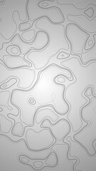 Minimal topographic contour lines on soft white background. Perfect for UI, presentations, mobile wallpapers, or modern abstract design. Vertical format.