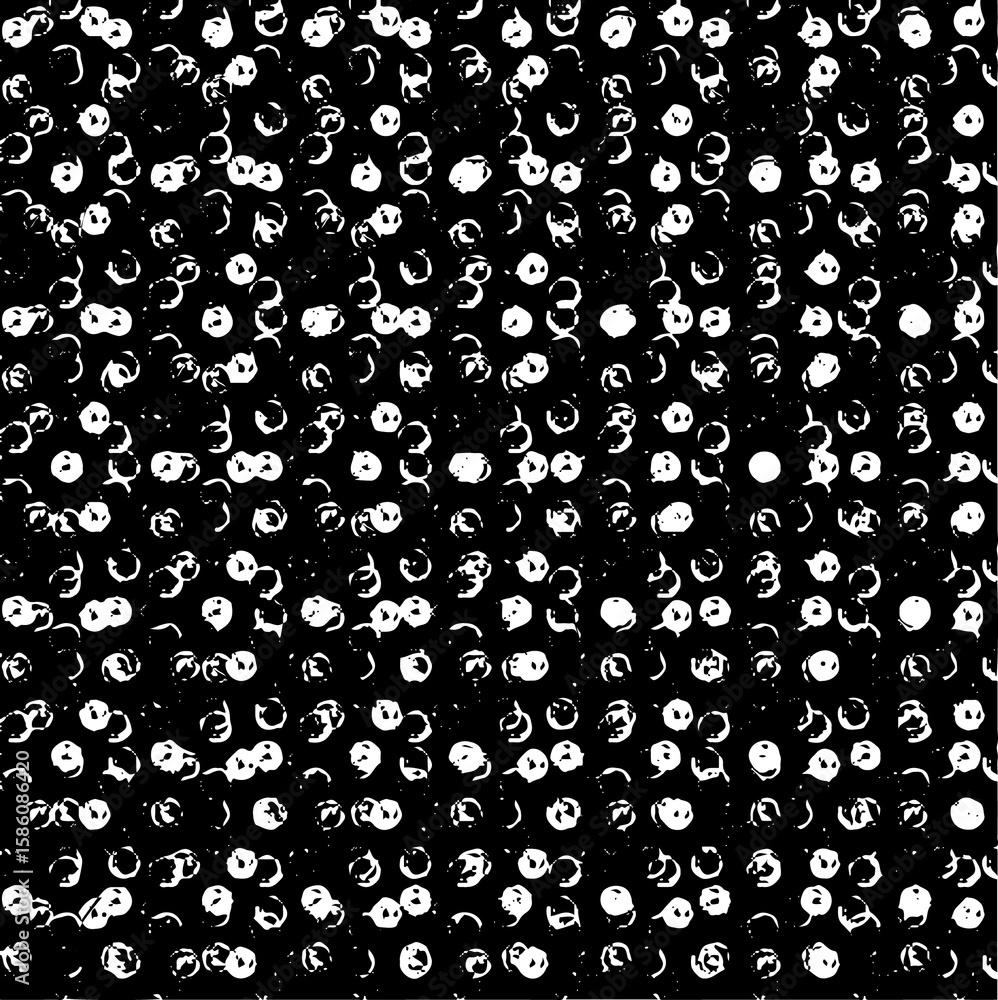 Poster abstract pattern with circles