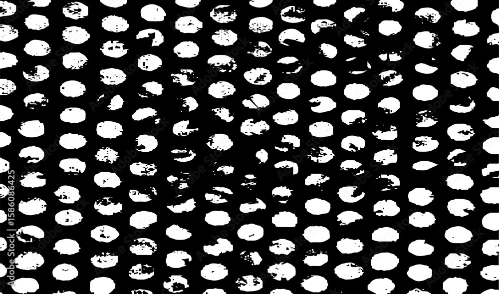 Poster texture pattern with circles
