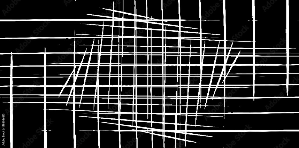 Aufkleber slim lines texture. parallel and intersecting lines abstract pattern. abstract textured effect. blac