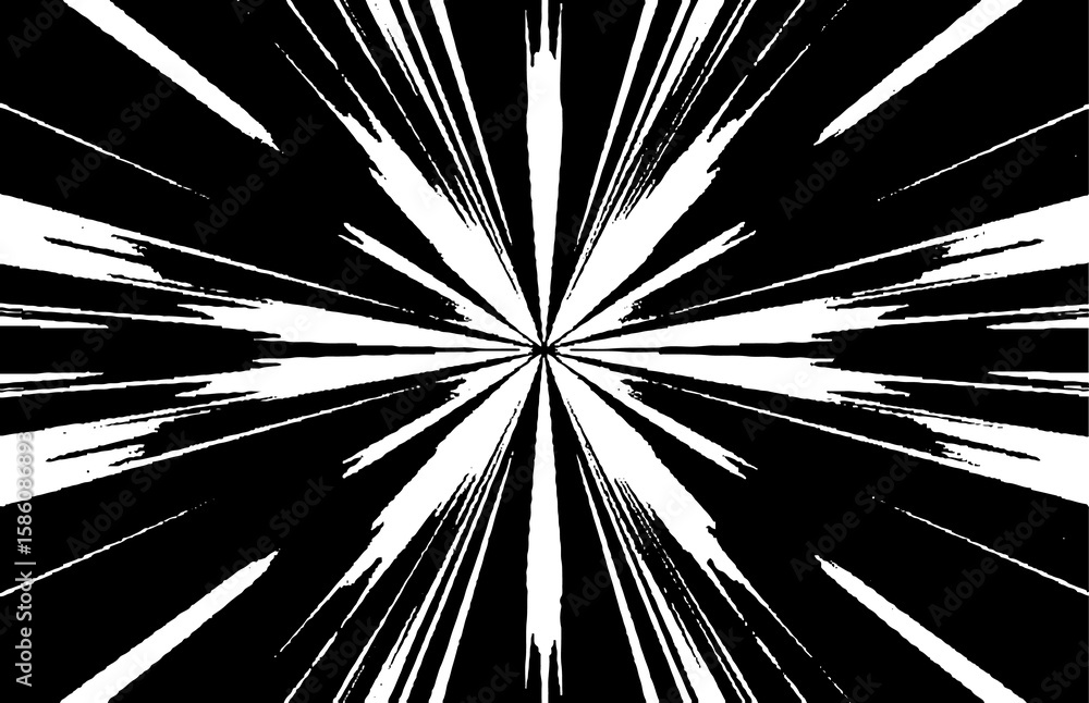 Poster circular starburst explosion texture. distressed uneven grunge background. abstract vector illustrat
