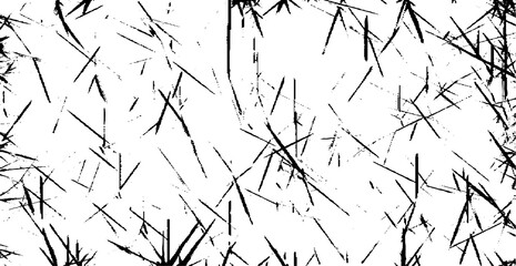 Scratched Grunge Urban Background Texture. Dust Overlay Distress Grainy Grungy Effect. Distressed Backdrop Illustration. Black on White Background.