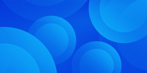 Circular Abstract Blue Background. Featuring Dynamic Shapes Composition Blue Gradient Background, Perfect for Modern Presentations, Wallpapers, Brochures, and Posters, Creative Projects and Marketing