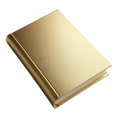 Fototapeta premium Golden Book A luxurious metallicthemed cover for publishing and knowledge