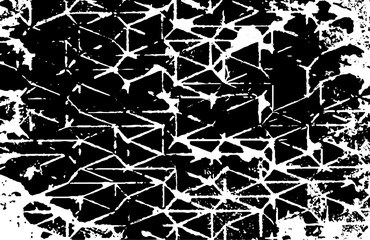 Rough black and white texture. Distressed grunge background. Abstract textured effect.
