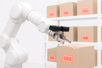 Automated Warehouse Robotics: Efficient Package Scanning and Sorting System