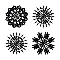 Obraz premium Beautiful Birds Mandala Bundle
