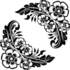Fototapeta premium abstract floral background