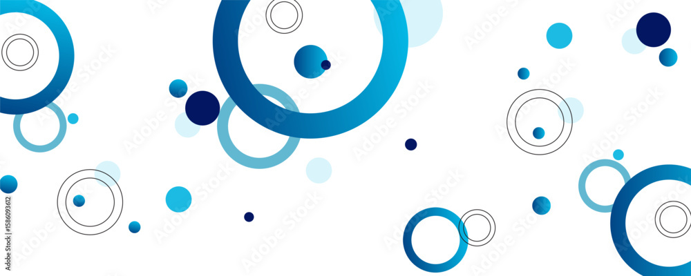 Poster abstract modern dynamic blue geometric background. vector design concept. decorative web layout or p