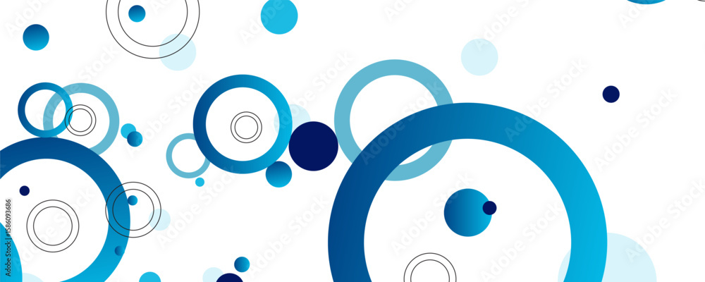 Poster abstract modern dynamic blue geometric background. vector design concept. decorative web layout or p