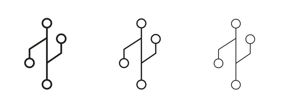 Version control icon. Premium quality symbol. Vector sign for mobile apps