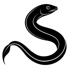 black snake vector illustration