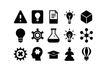 science and education icon set