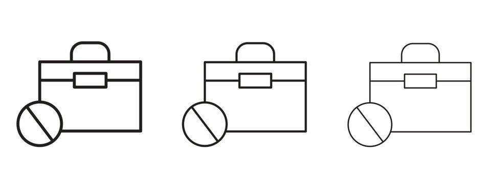 Unemployment icon. Premium quality symbol. Vector sign for mobile apps