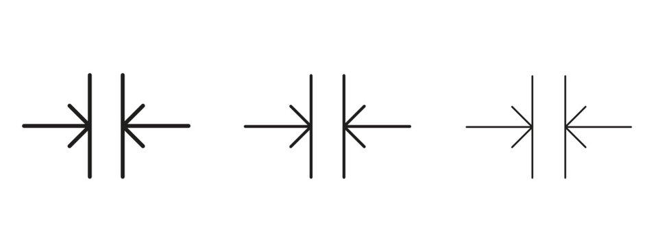 Thickness icon. Premium quality symbol. Vector sign for mobile apps