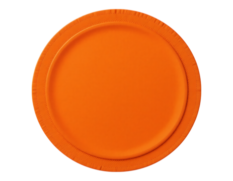 Orange clay target disk, suitable for shooting practice outdoors