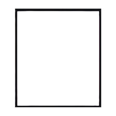 Abstract Black Square: Minimalist Dark Art Print, Modern Canvas Design