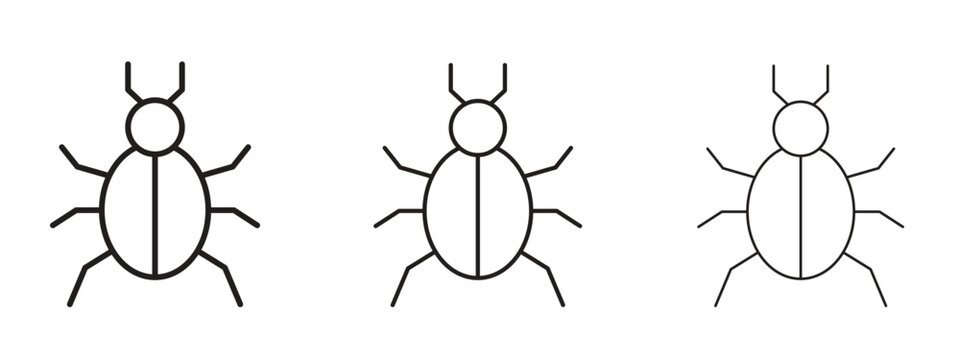 Bedbug icon. Premium quality symbol. Vector sign for mobile apps