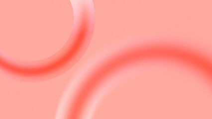 Soft pink gradient torus rings, poster banner background 