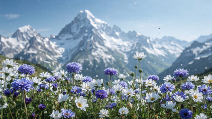 Obraz premium spring in the mountains