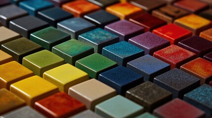 Colorful Tiles Arrangement for Design Projects