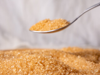 Organic Light Brown Sugar with spoon.