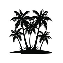 palm-trees-silhouette-on-white-background.eps