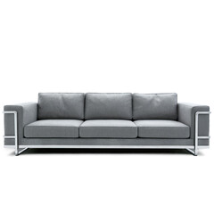 Fototapeta premium Industrial Urban Loft sofa isolated on transparent background