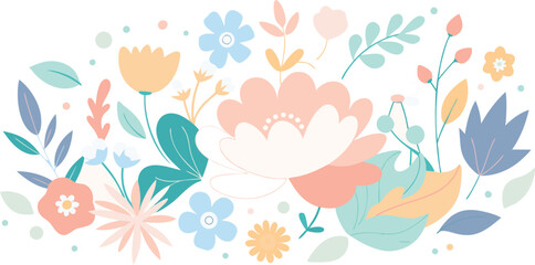 Fototapeta premium Modern graphic design element on transparent background