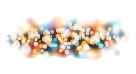 Create Festive Designs with Transparent Background Bokeh Lights