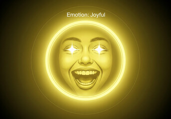 Radiant Joy A Gleaming Expression of Pure Happiness and Delight