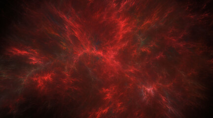 Fractal colored abstract on black background