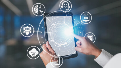 AI Virtual Assistant Artificial Intelligence Chatbot Controlled by Prompt Engineering for...