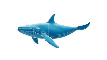 shark isolated on white