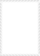 African lion frame. Savannah lion. Wildlife animal on white background border with empty space