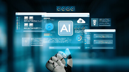 AI Assistant Brain Processor with LLM Technology, Big Data, Machine Learning, Generative AI for Business Support, Future Agentic AI Technology and Artificial Intelligence Prompt Engineering. Epoch