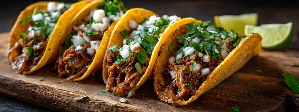 Authentische mexikanische Tacos