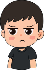 Cute Boy Annoyed