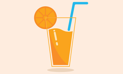 Delicious fresh orange flavors juice drink smoothie