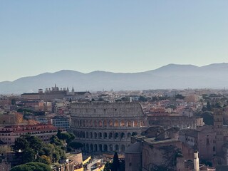 panoramic view of rome
