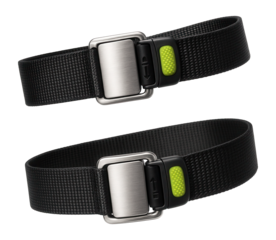 Nylon traction belts with adjustable buckles for skiing equipment